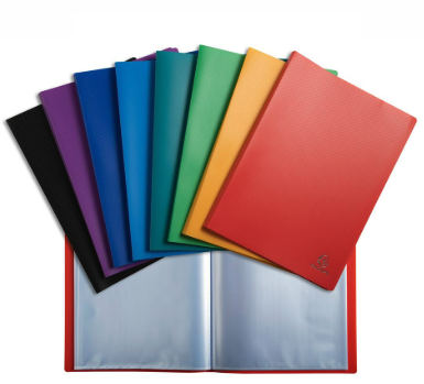 Porte Vues A4 80 poc - 160 vues Pvc Couleurs Exacompta 8580E